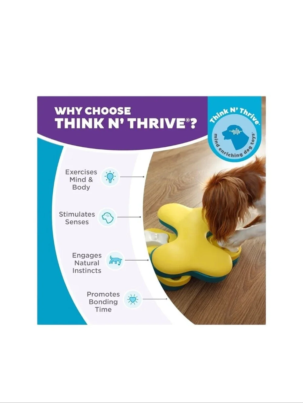 Outward Hound Dog Pup Tornado Interactive Treat Puzzle Enrichment‎ Spinning Toy